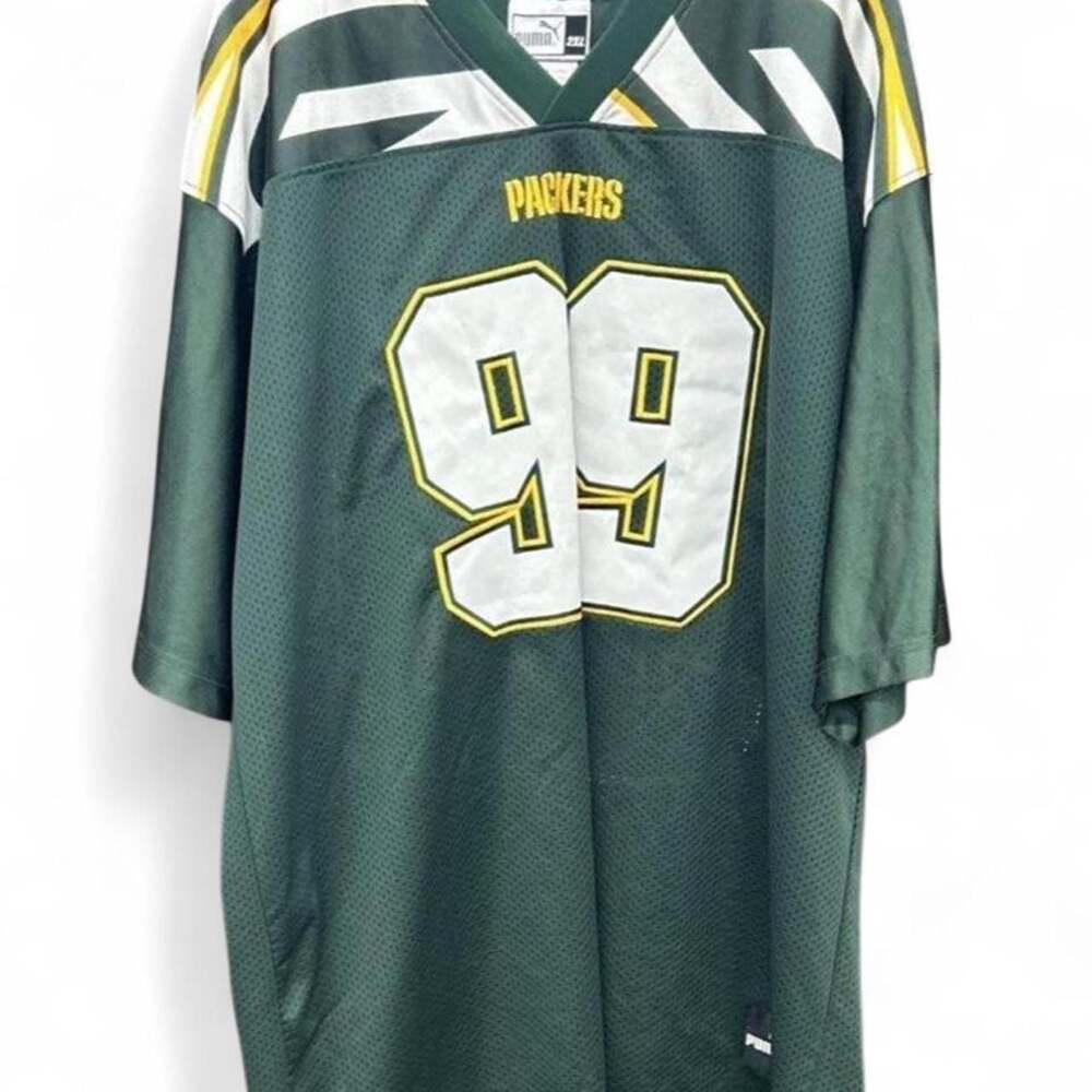 Vintage 90s Puma Green Bay Packers NFL Jersey #99